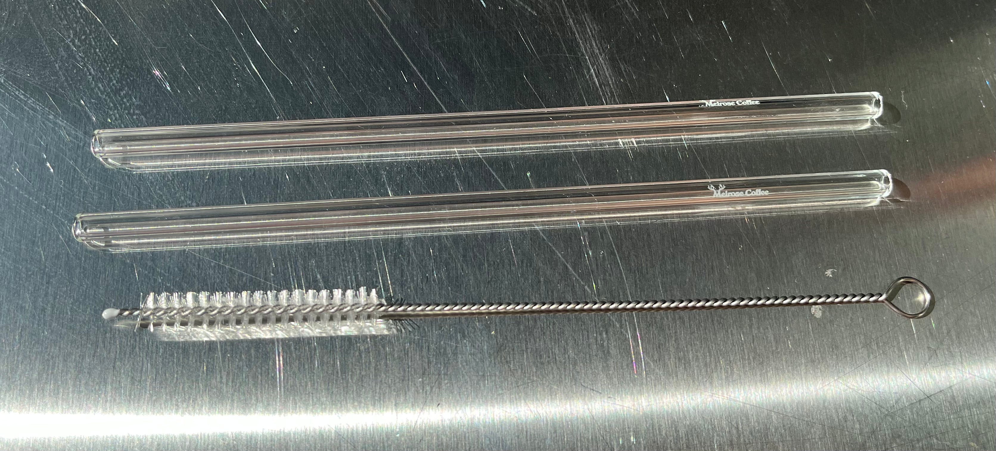 Melrose Coffee Glas Straws