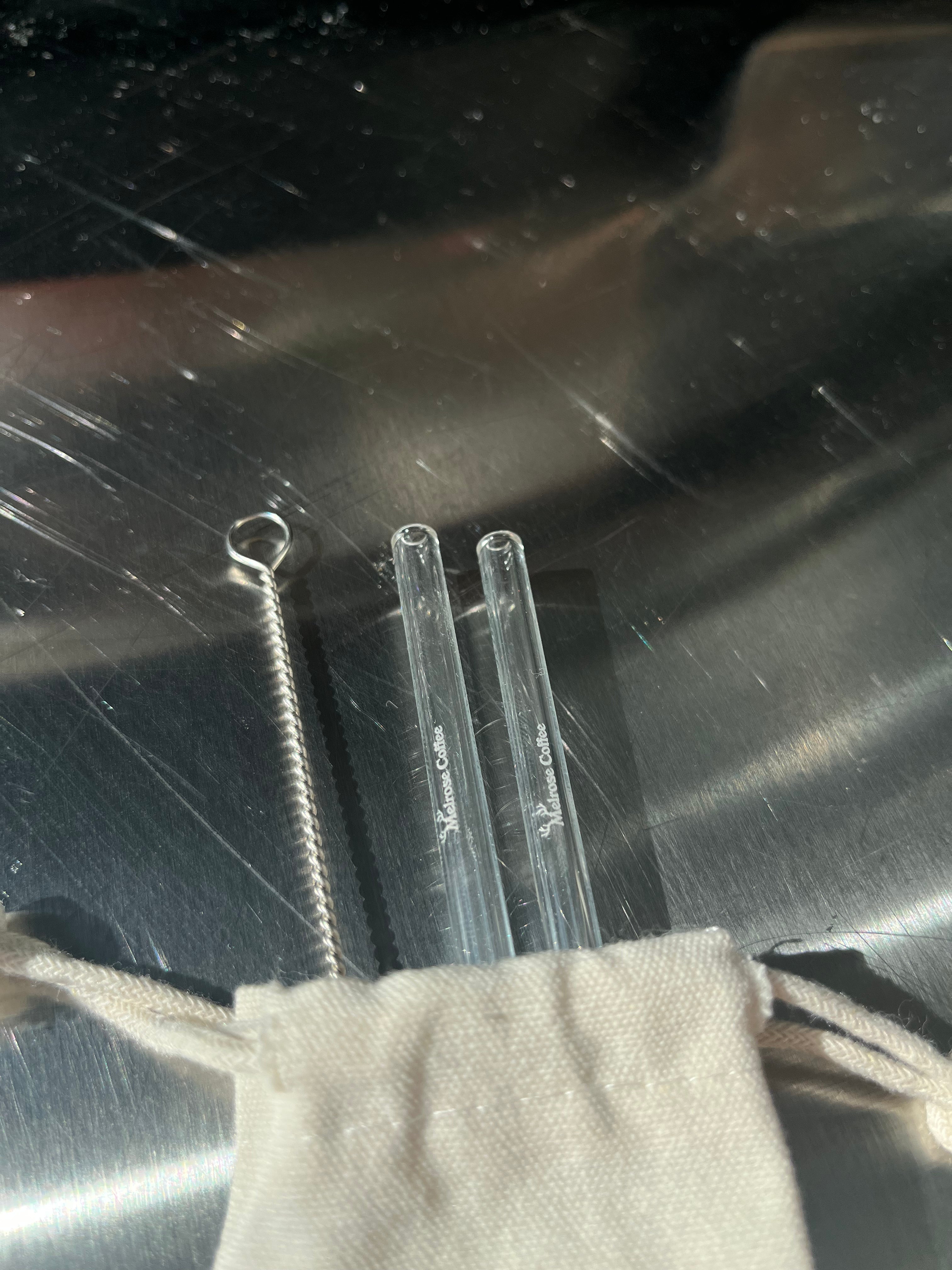 Melrose Coffee Glas Straws