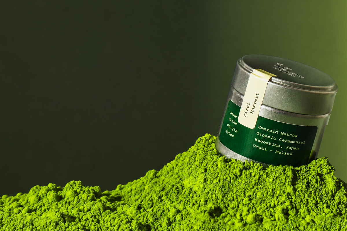 Melrose Ceremonial Matcha mit Iced Matcha Latte