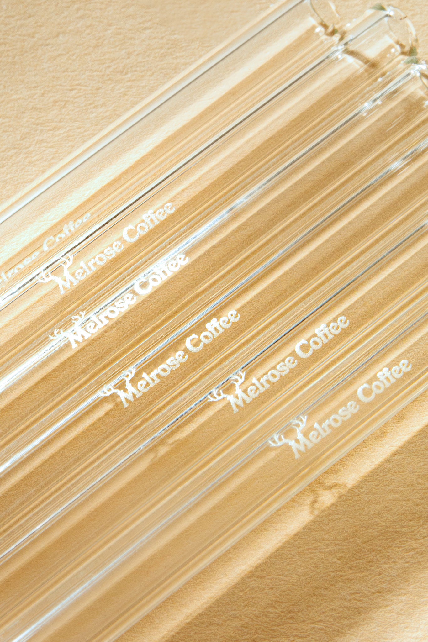 Melrose Coffee Glas Straws